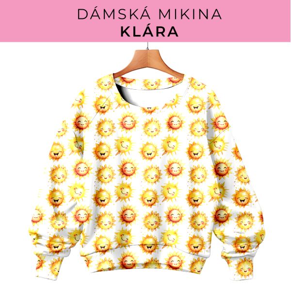 DÁMSKÝ střih - mikina Klára