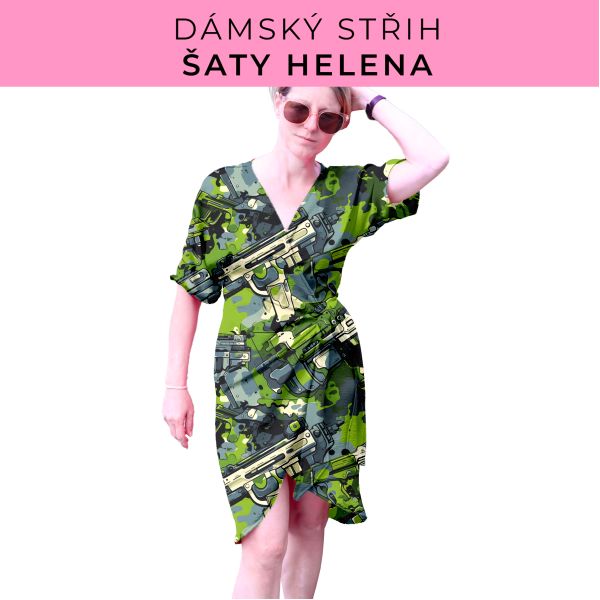 Dámský střih na šaty  Helena