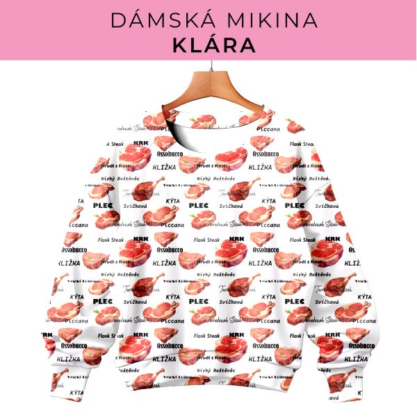 DÁMSKÝ střih - mikina Klára