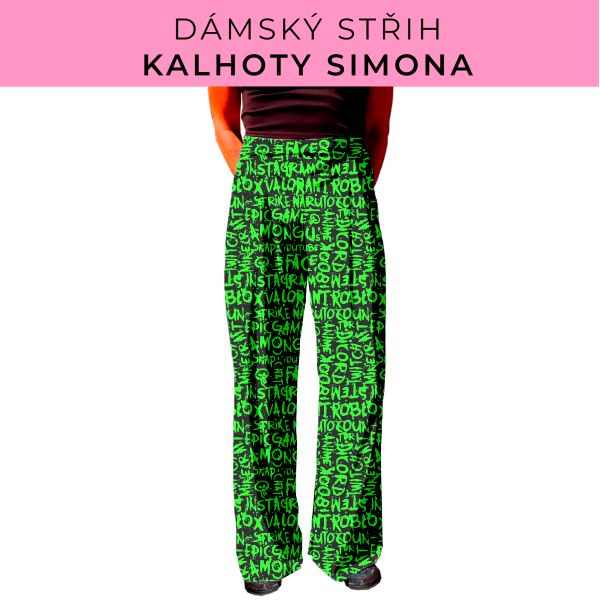 Dámský střih - kalhoty Simona