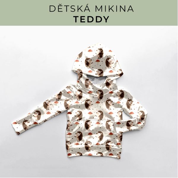 DĚTSKÝ střih - Mikina Teddy