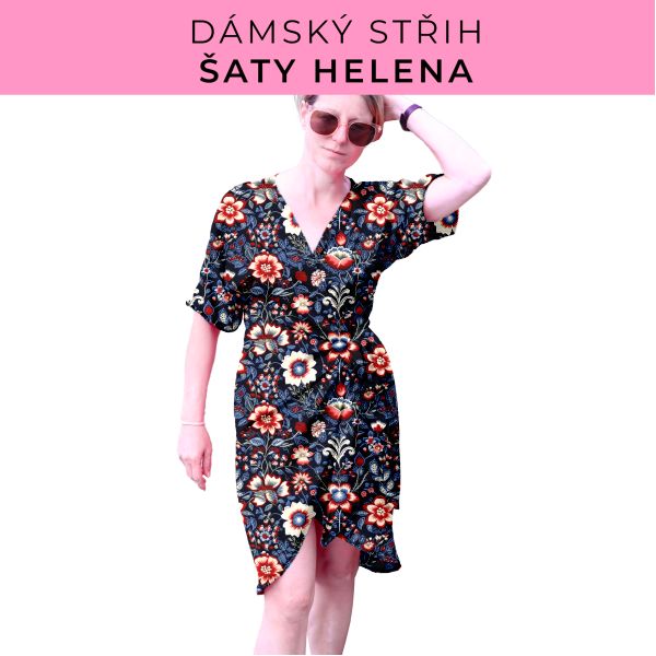 Dámský střih na šaty  Helena