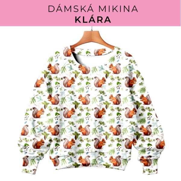 DÁMSKÝ střih - mikina Klára