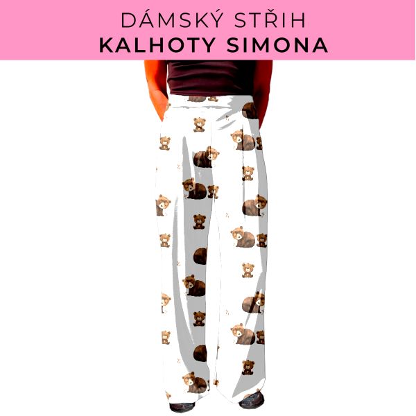 Dámský střih - kalhoty Simona
