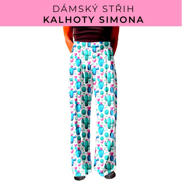 Dámský střih - kalhoty Simona