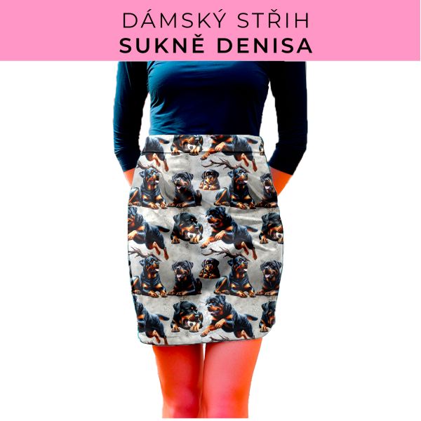 Dámský střih - Dámská sukně Denisa