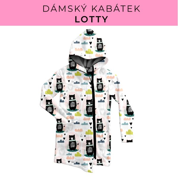 DÁMSKÝ střih - Kabátek Lotty
