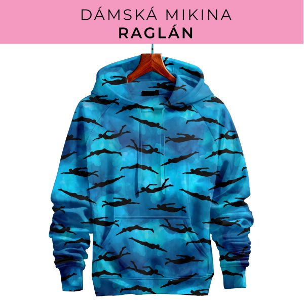 DÁMSKÝ střih - mikina raglán