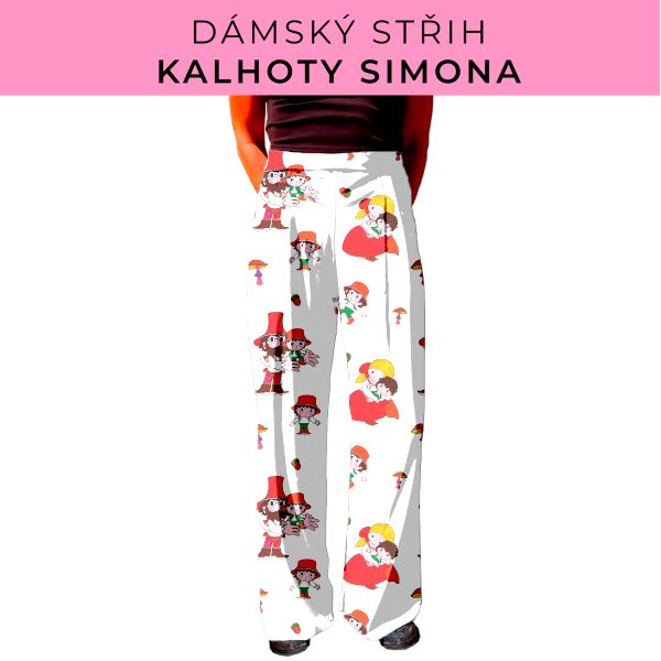Dámský střih - kalhoty Simona