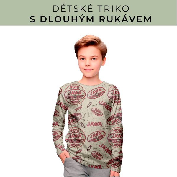 DĚTSKÝ střih - triko dlouhý rukáv