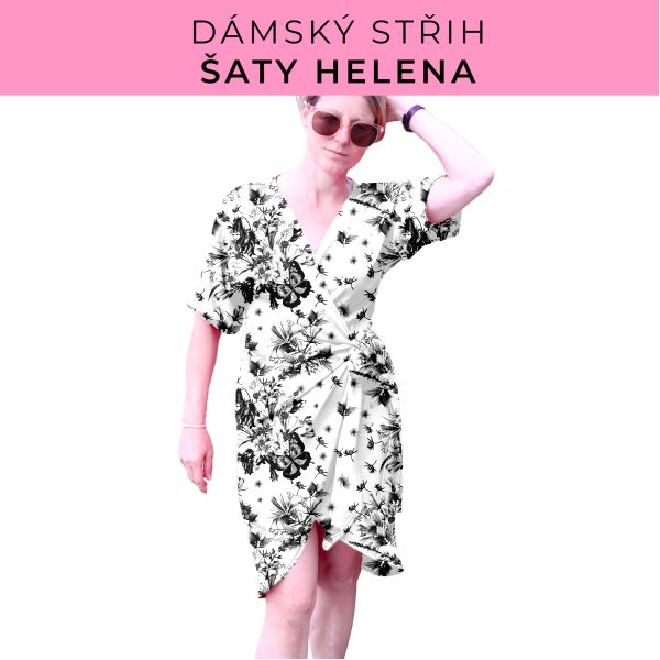 Dámský střih na šaty  Helena