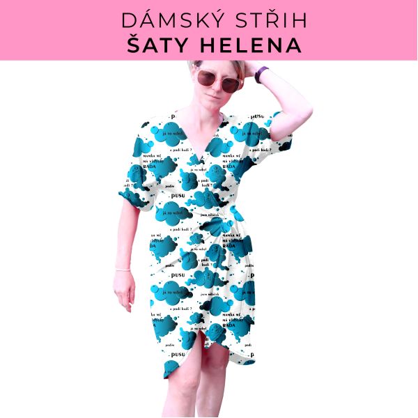 Dámský střih na šaty  Helena