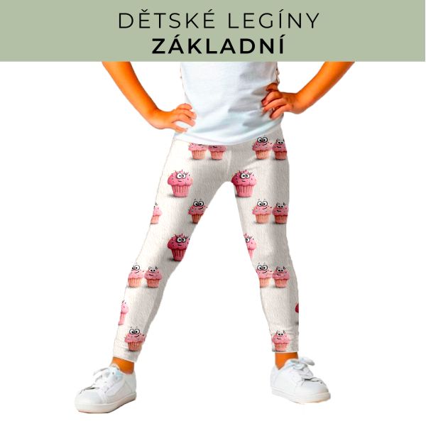 DĚTSKÝ střih - legíny základní