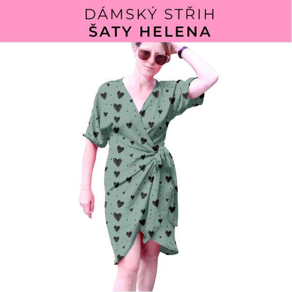 Dámský střih na šaty  Helena