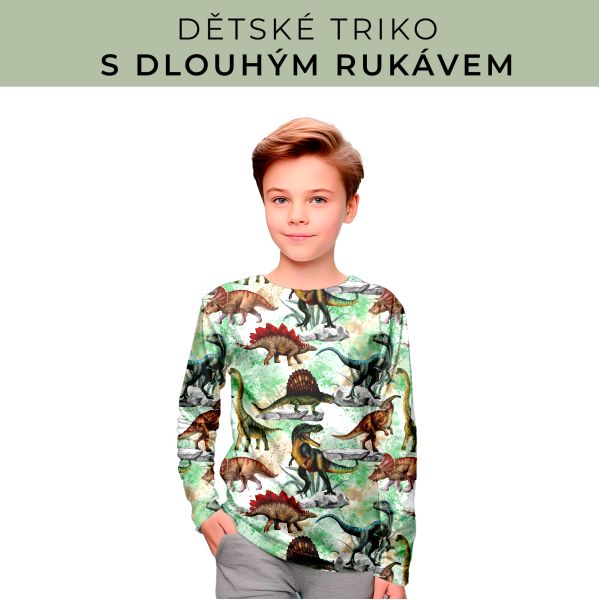 DĚTSKÝ střih - triko dlouhý rukáv