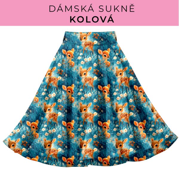 DÁMSKÝ střih - Kolová sukně