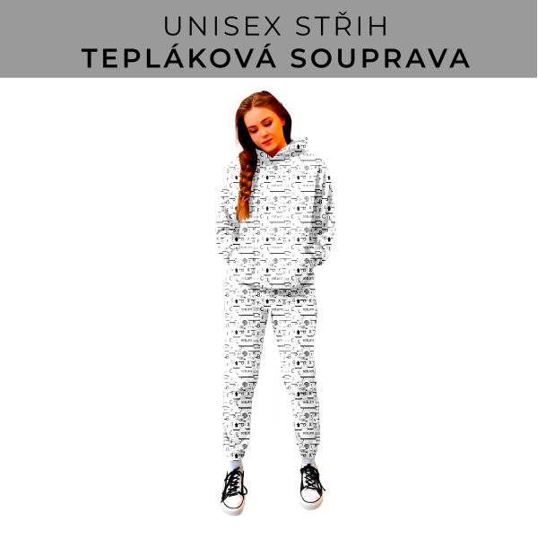 DÁMSKÝ střih - SET mikina a tepláky 