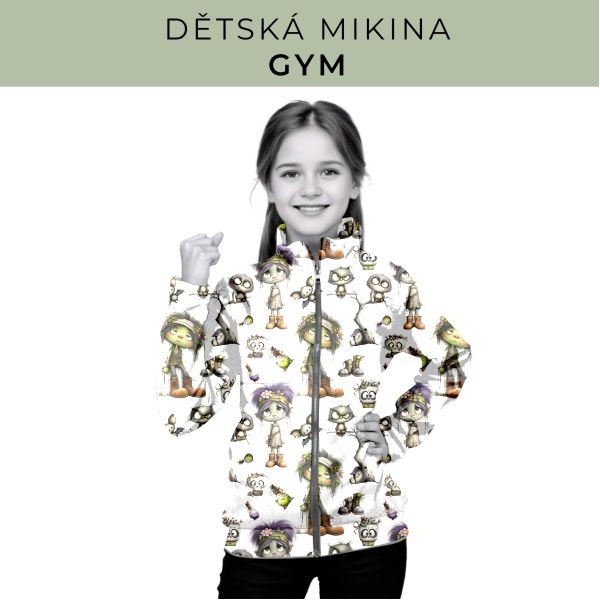 Dětská střih - mikina GYM