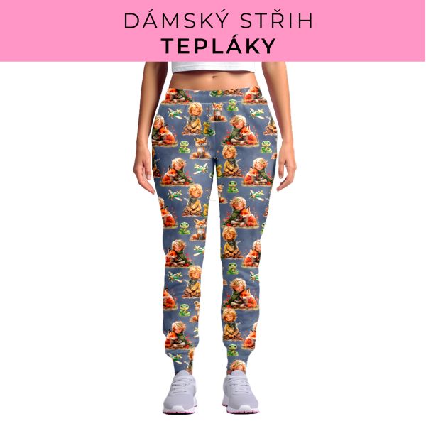 DÁMSKÝ střih - tepláky