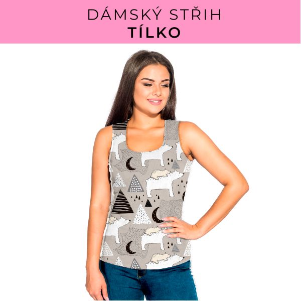 DÁMSKÝ střih - Tílko a kalhoty 