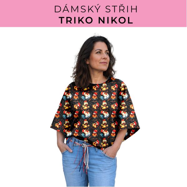 Dámský střih -  triko Nikol