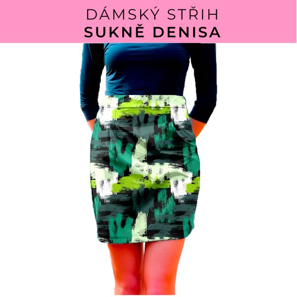 Dámský střih - Dámská sukně Denisa