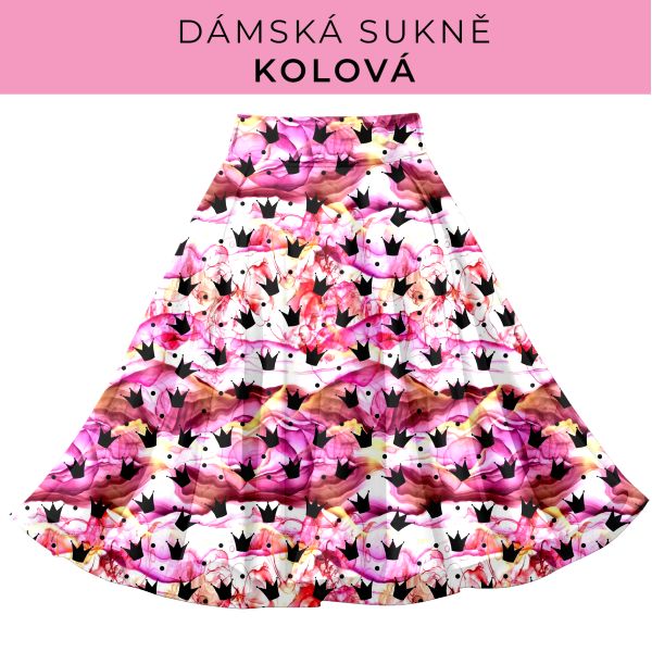 DÁMSKÝ střih - Kolová sukně