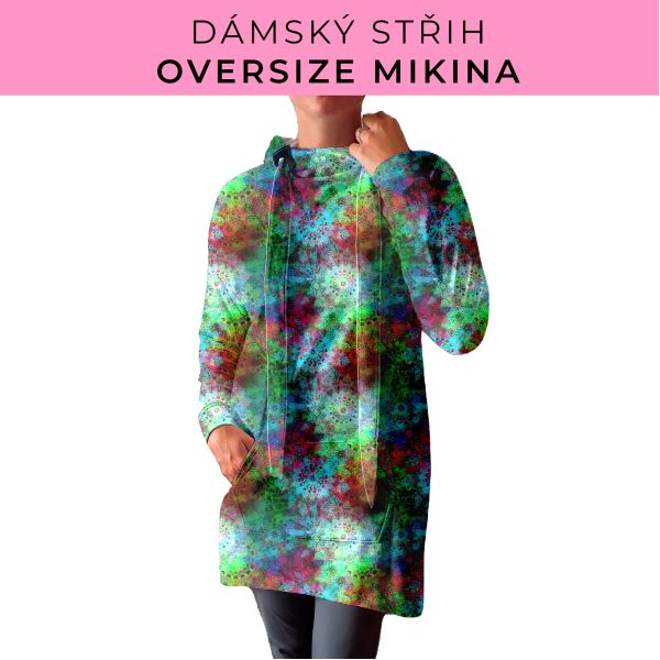 DÁMSKÝ střih - Oversize mikina