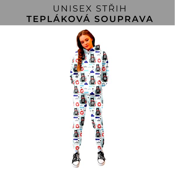 DÁMSKÝ střih - SET mikina a tepláky 