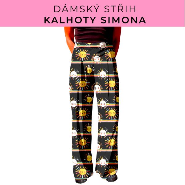 Dámský střih - kalhoty Simona