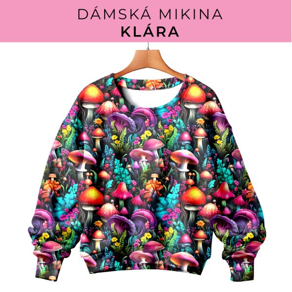 DÁMSKÝ střih - mikina Klára