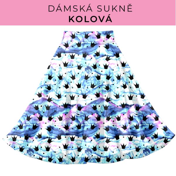 DÁMSKÝ střih - Kolová sukně