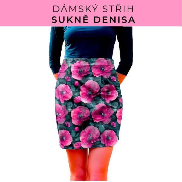 Dámský střih - Dámská sukně Denisa