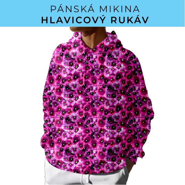PÁNSKÝ střih - mikina s kapucí