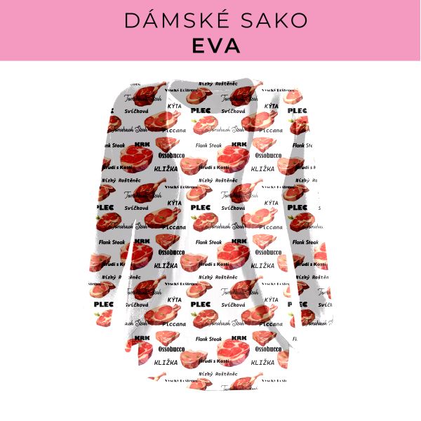 DÁMSKÝ střih - sako Eva