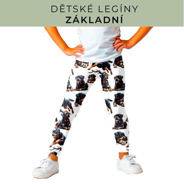 DĚTSKÝ střih - legíny základní
