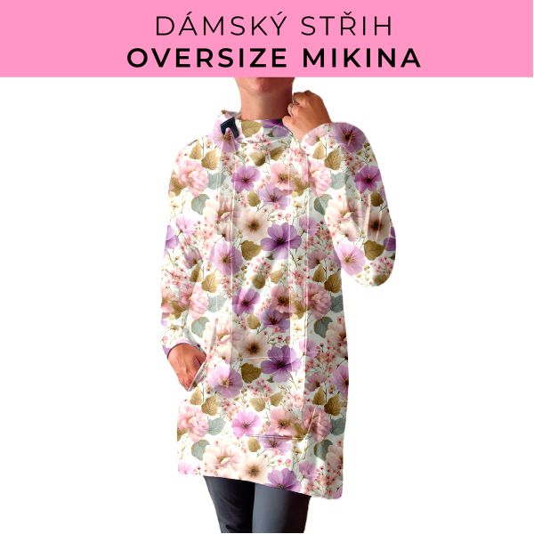 DÁMSKÝ střih - Oversize mikina