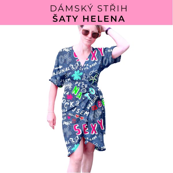 Dámský střih na šaty  Helena