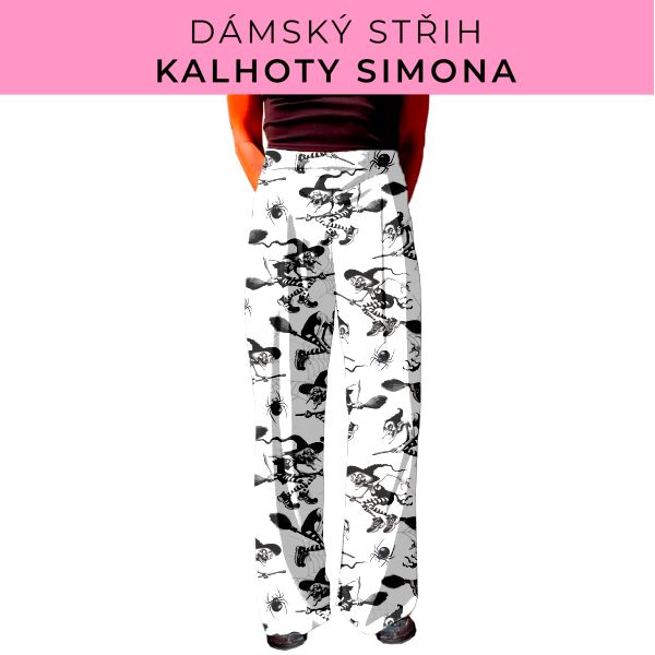 Dámský střih - kalhoty Simona