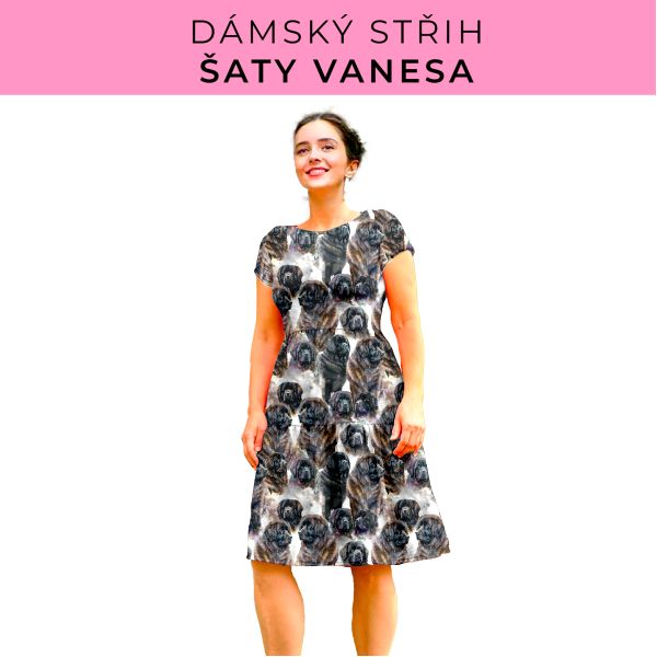 Dámský střih šaty Vanesa
