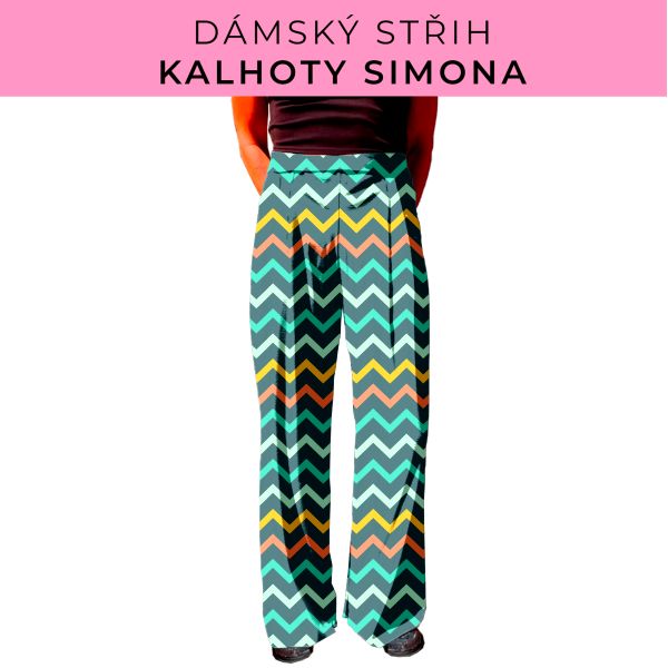 Dámský střih - kalhoty Simona