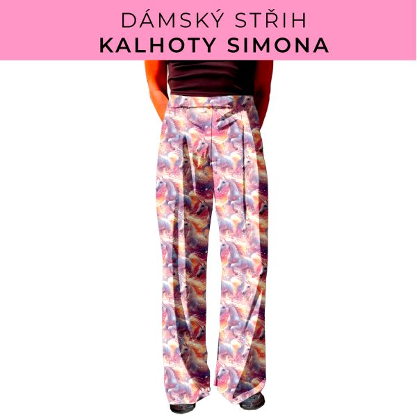 Dámský střih - kalhoty Simona