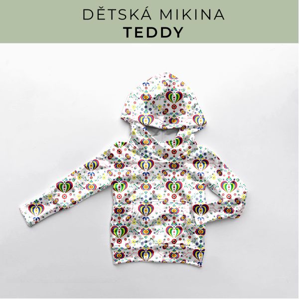 DĚTSKÝ střih - Mikina Teddy