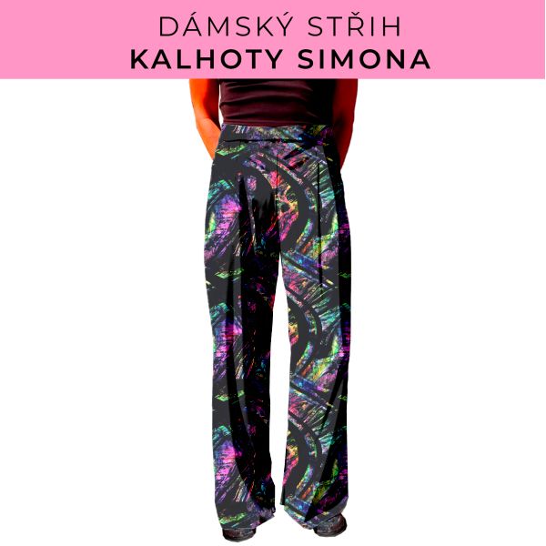 Dámský střih - kalhoty Simona