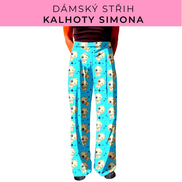 Dámský střih - kalhoty Simona