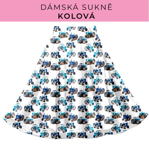 DÁMSKÝ střih - Kolová sukně