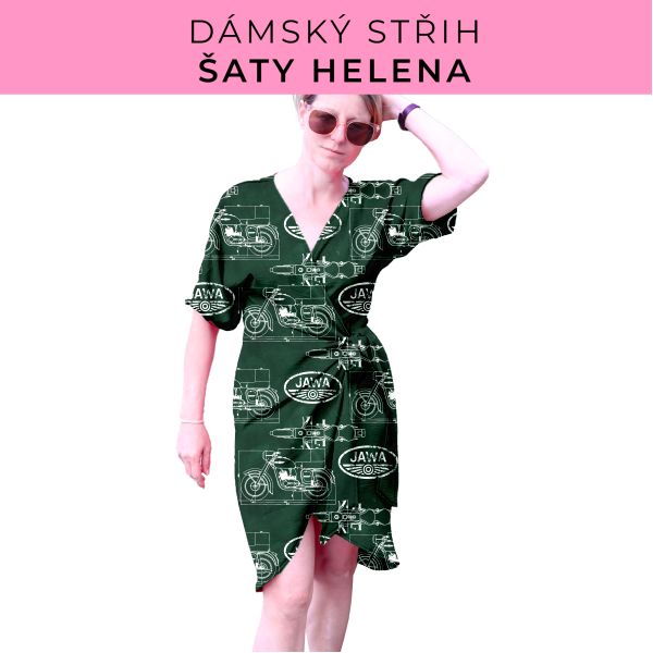 Dámský střih na šaty  Helena