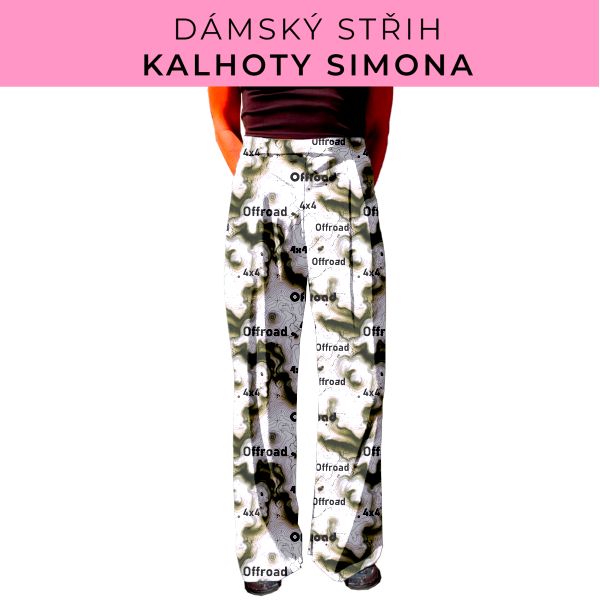 Dámský střih - kalhoty Simona
