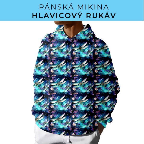 PÁNSKÝ střih - mikina s kapucí
