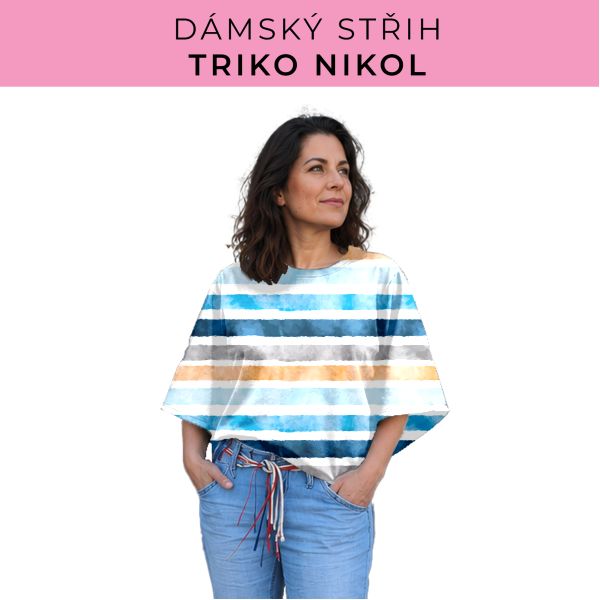 Dámský střih -  triko Nikol